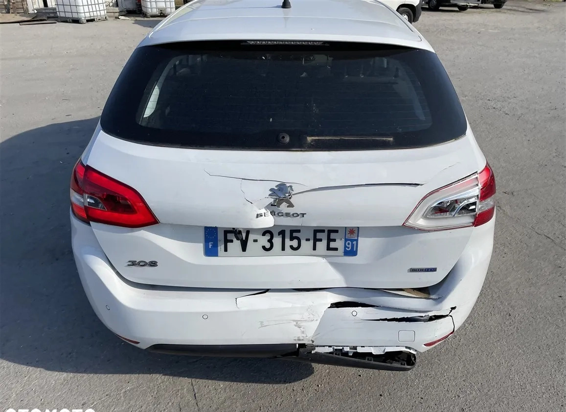 Peugeot 308 cena 33750 przebieg: 68000, rok produkcji 2020 z Wyrzysk małe 529